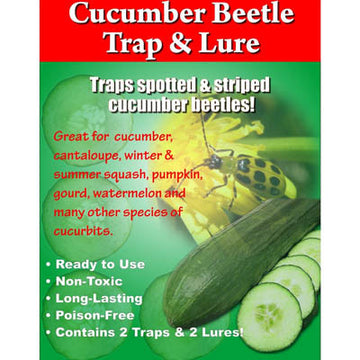 Cucumber Beetle Trap & Lure (2 Pack)